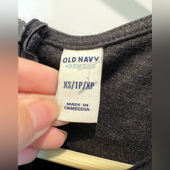 Old Navy Dark Grey Sleeveless Fit and Flare Dress Size XS - Picture 6 of 12